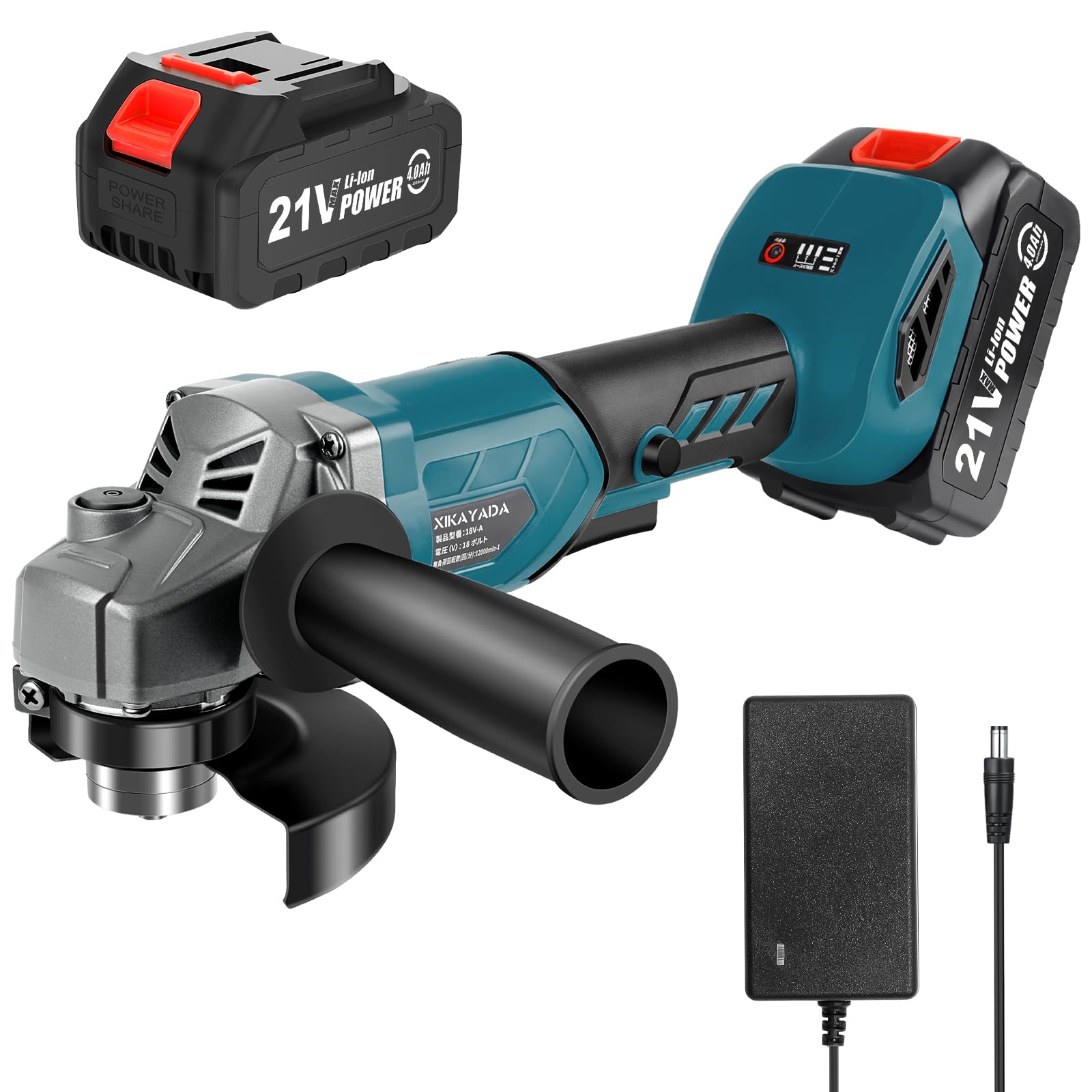 Amazon | XIKAYADA グラインダー 充電式 3段変速 4000mAhバッテリー